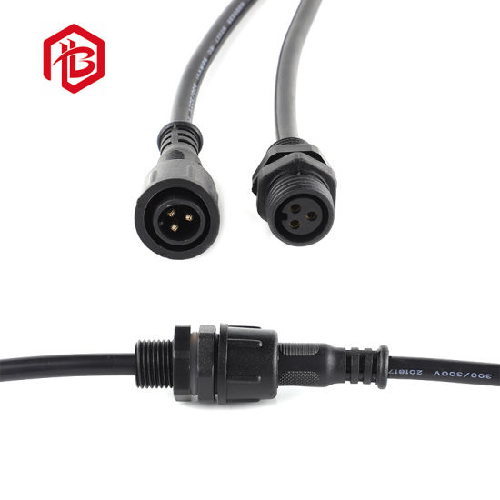 Elektrisk Auto 2pin 4pin 6pin han hun ledning Stort IP67 vandtæt stik