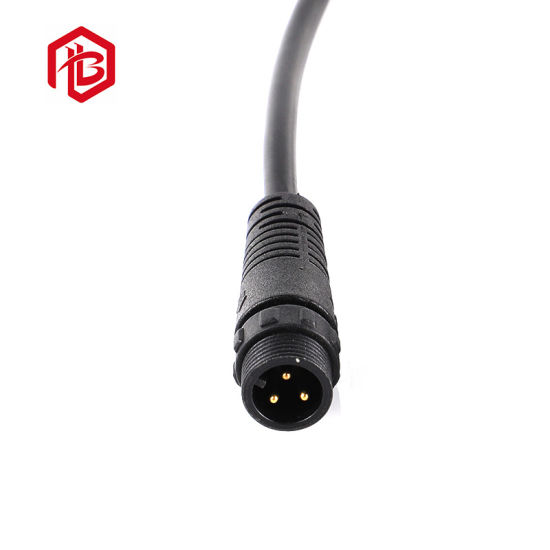 Industriel cirkulær IP67 Vandtæt M12 Nylon 4-benet stik