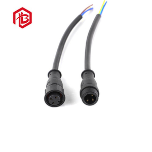 IP68 2pins 15 a i LED-strømforsyning M15 PVC vandtætte ledningsstik