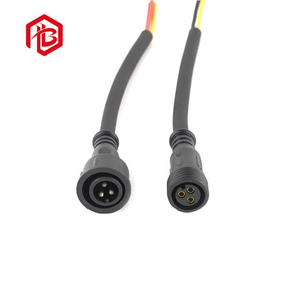 Elektrisk stik magnetisk 2 til 8 ben stor M19 ledningsstik