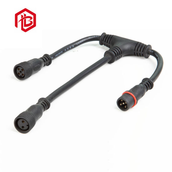 T Type 3-vejs IP67 han og hun elektrisk stik