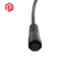 M12 Nylon 2pin 3pin 4pin han hun vandtæt stik